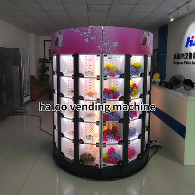 OEM ODM 24 ساعته گل فروش دستگاه خنک کننده قفسه خودکار برای گل