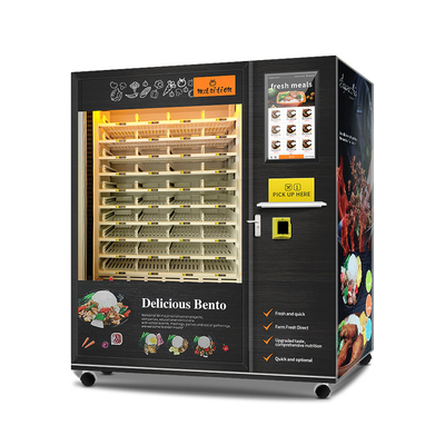 دستگاه فروش اتوماتیک غذا با ظرفیت 120 جعبه با عملکرد خنک کننده و گرمایشی