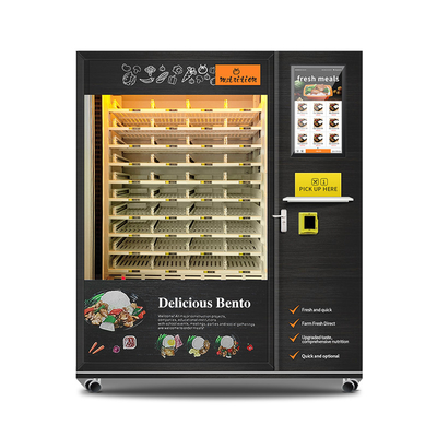 دستگاه فروش اتوماتیک غذا با ظرفیت 120 جعبه با عملکرد خنک کننده و گرمایشی