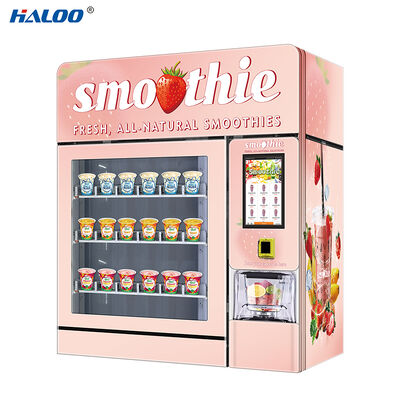 24-Hour Semi-Automatic Smoothie Vending Machine with 10.1-Inch Touchscreen for Convenience Stores, Office Buildings, and More