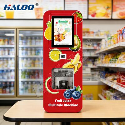 Haloo Fully Automatic Desktop Fresh Fruit Smoothie Blender, 10.1-inch Touchscreen Smoothie Vending Machine with SDK development capabilities