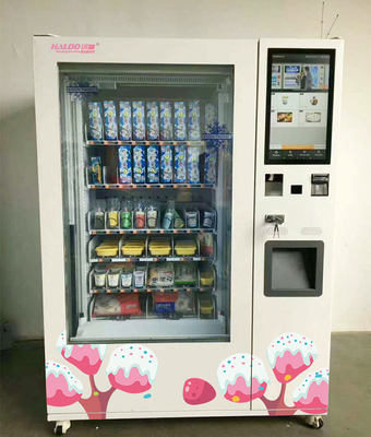 21.5 صفحه نمایش لمسی Frozen Treats دستگاه فروش بستنی فریزر دستگاه فروش بستنی