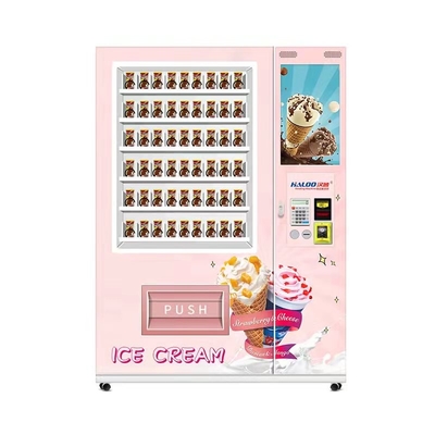 21.5 صفحه نمایش لمسی Frozen Treats دستگاه فروش بستنی فریزر دستگاه فروش بستنی